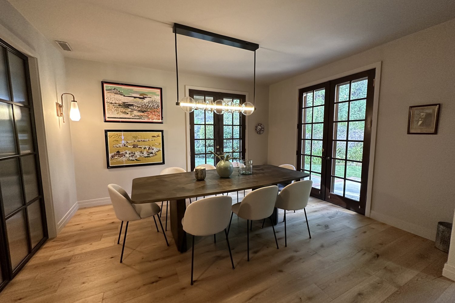 Modern dining room remodel